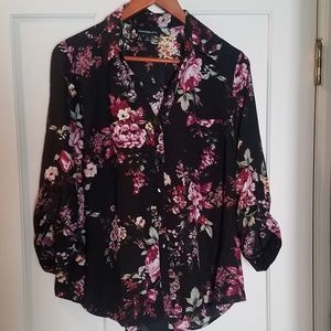 Floral Blouse by Fortune+Ivy